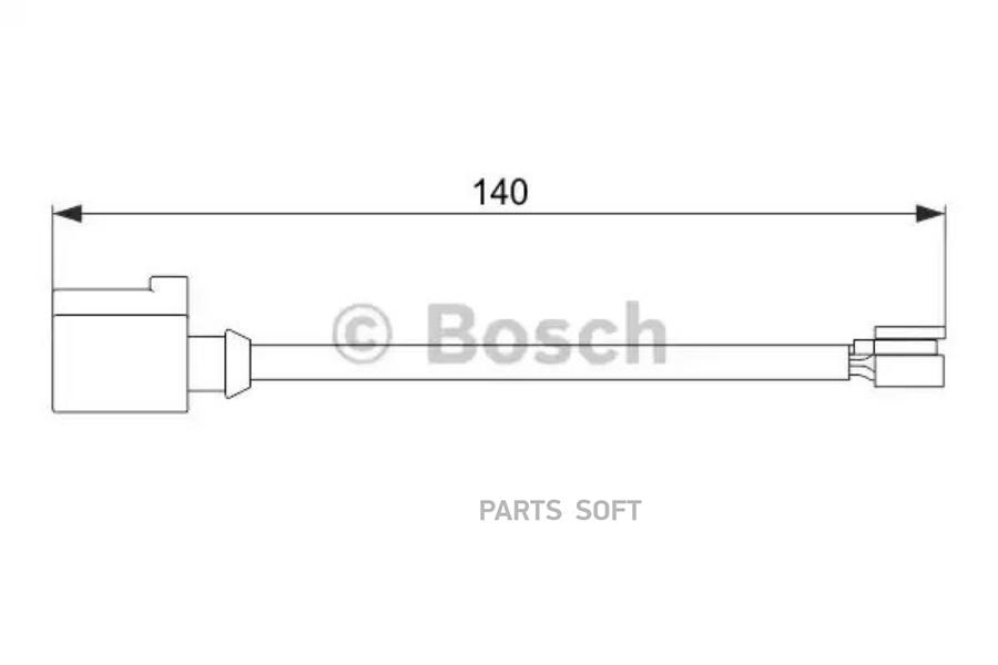 

BOSCH Датчик износа колодок BOSCH 1987474566