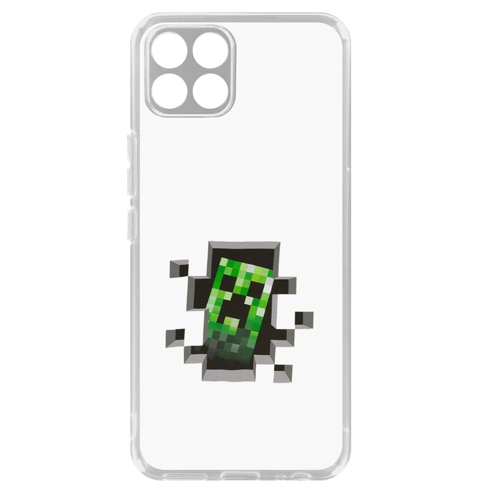 Чехол Minecraft-Крипер для Infinix Smart 6 HD