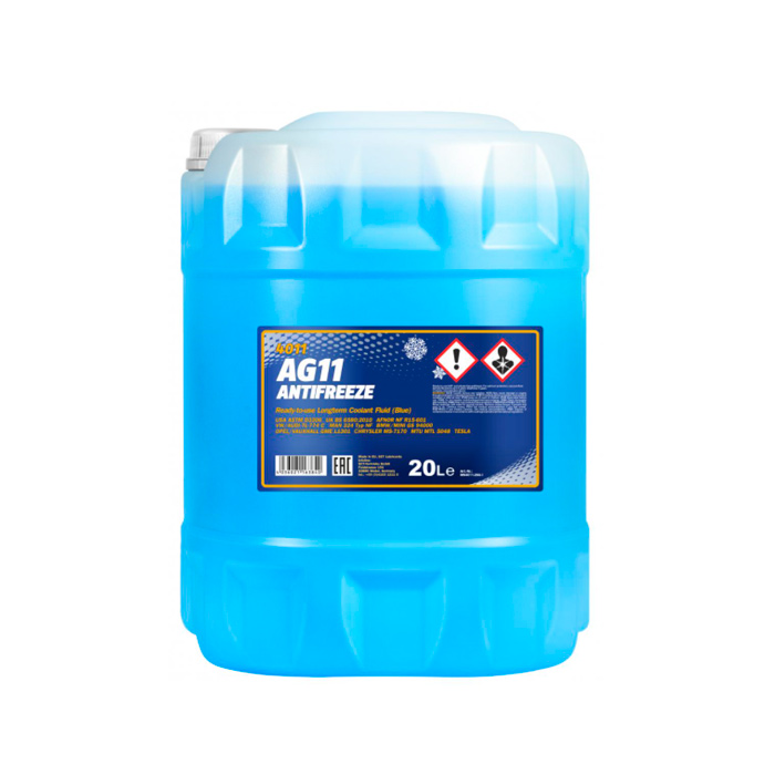 фото Антифриз mannol antifreeze longterm ag11 синий 2051, 20л