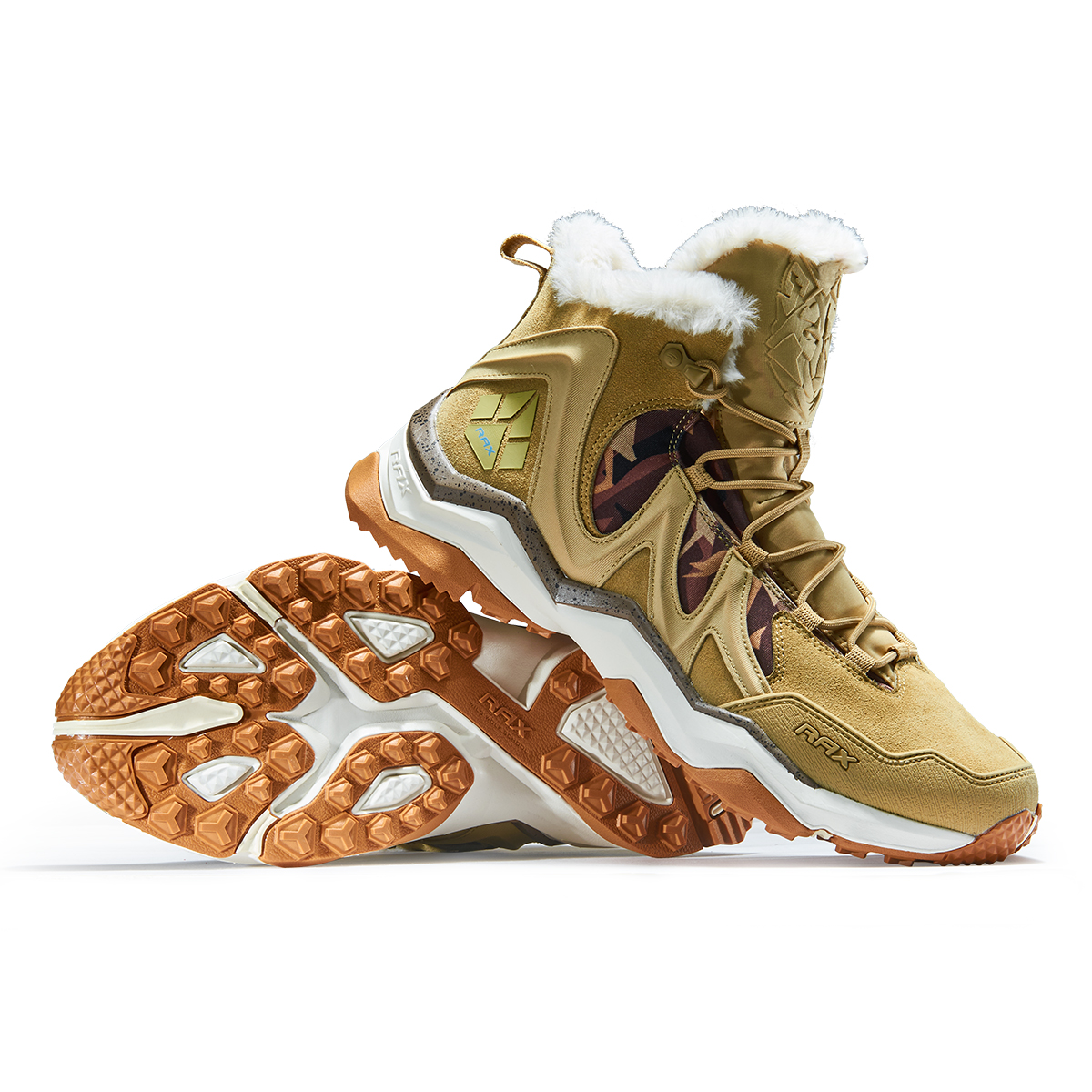 

Треккинговые ботинки RAX 502 Hiking Khaki 94-5J502-89B-43, Коричневый, 502