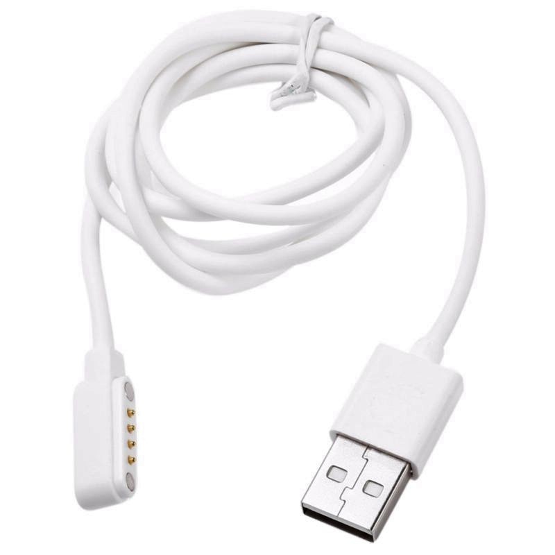 USB кабель для зарядки умных и детских часов на магнитах 4 pin