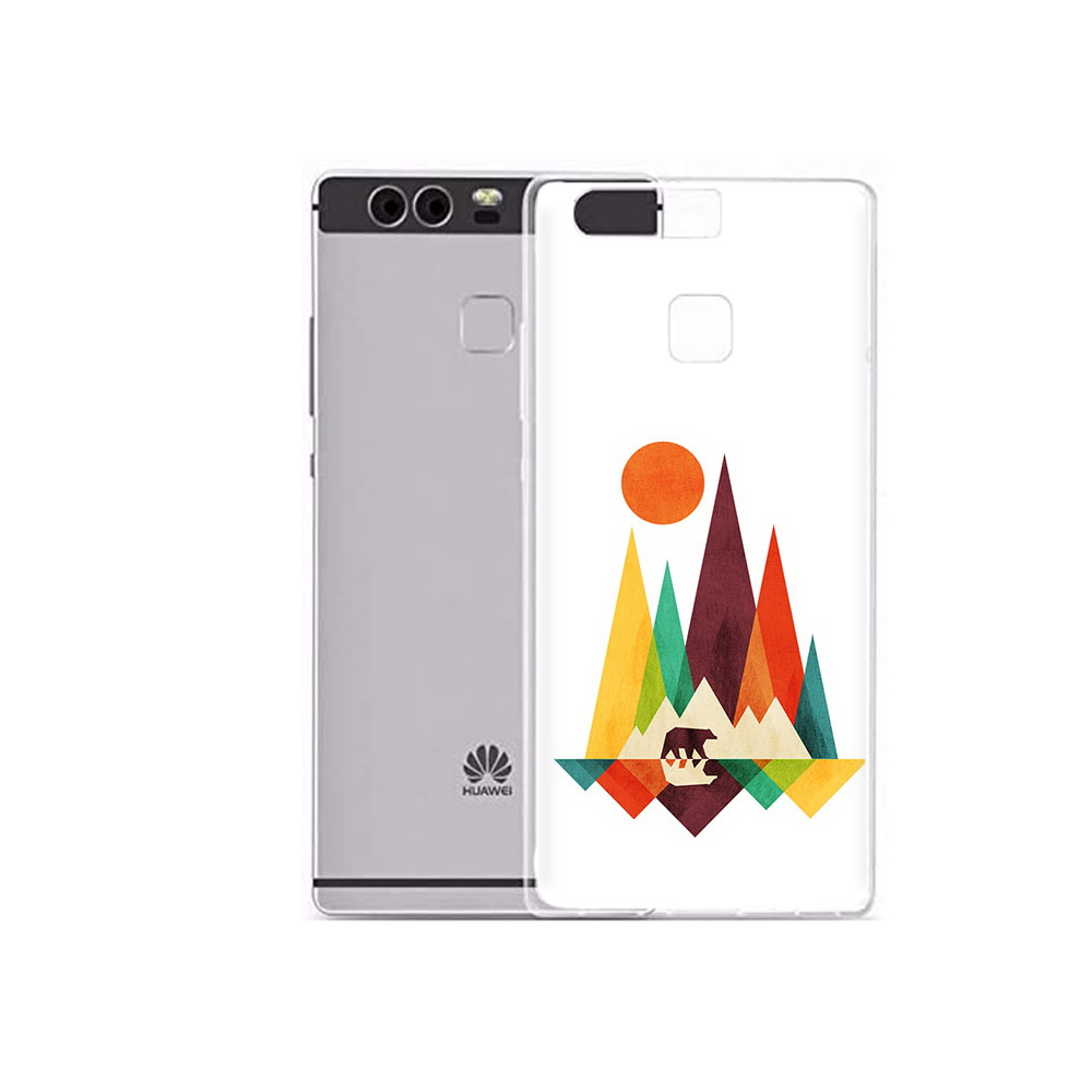 

Чехол MyPads Tocco для Huawei P9 Plus нарисованные горы с медведем (PT31455.54.506), Прозрачный, Tocco