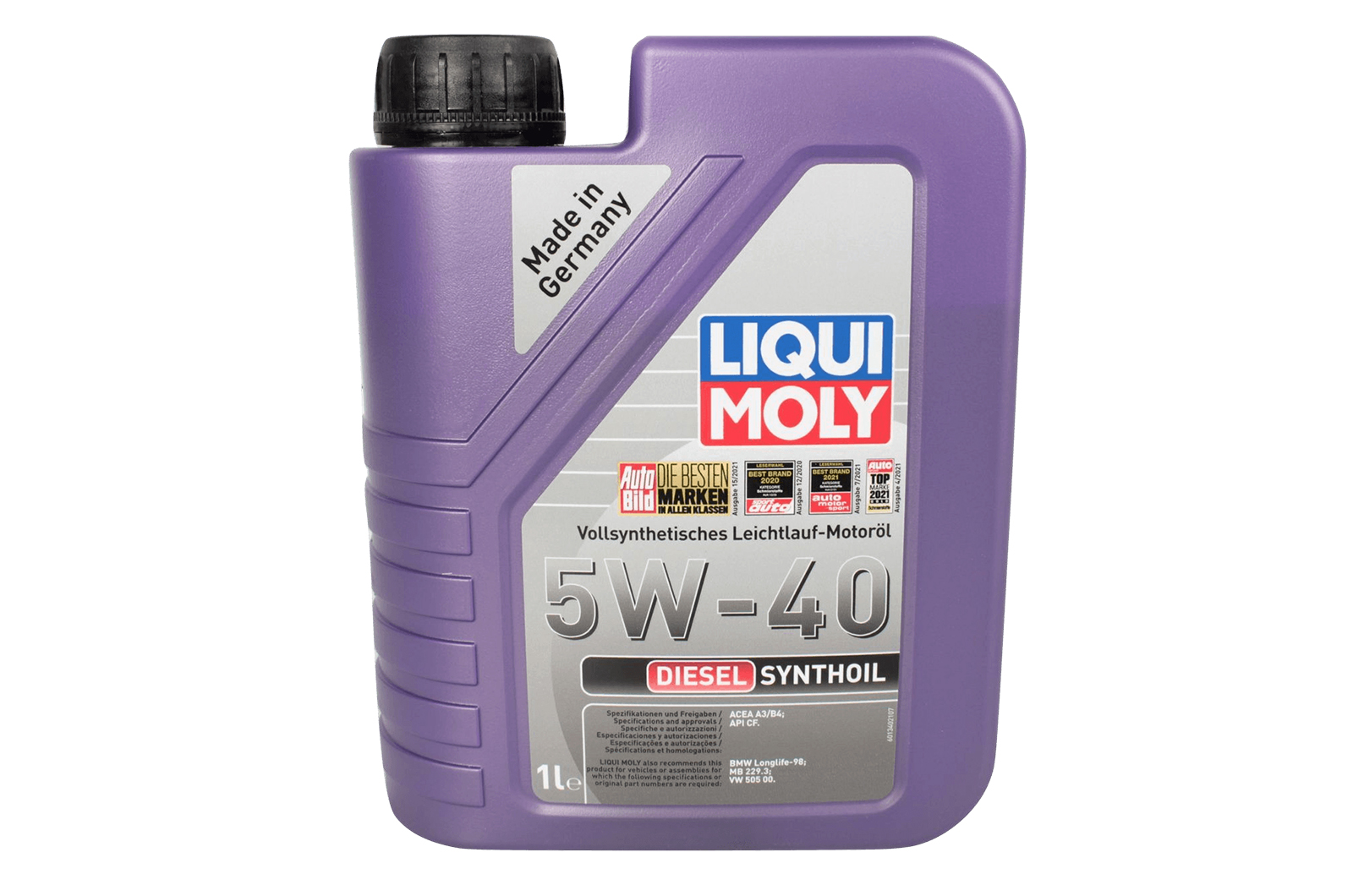

Моторное масло LIQUI MOLY синтетическое Diеsеl Sуnthоil 5W40 1л