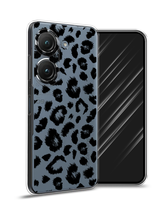 

Чехол Awog на Asus ZenFone 9 "Окрас леопарда фон", Черный, 44950-2