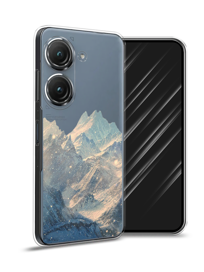 

Чехол Awog на Asus ZenFone 9 "Горы арт 2", Серый, 44950-10