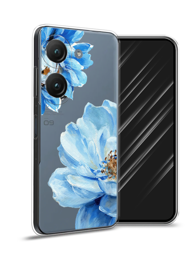 

Чехол Awog на Asus ZenFone 9 "Голубые клематисы", Голубой, 44950-8