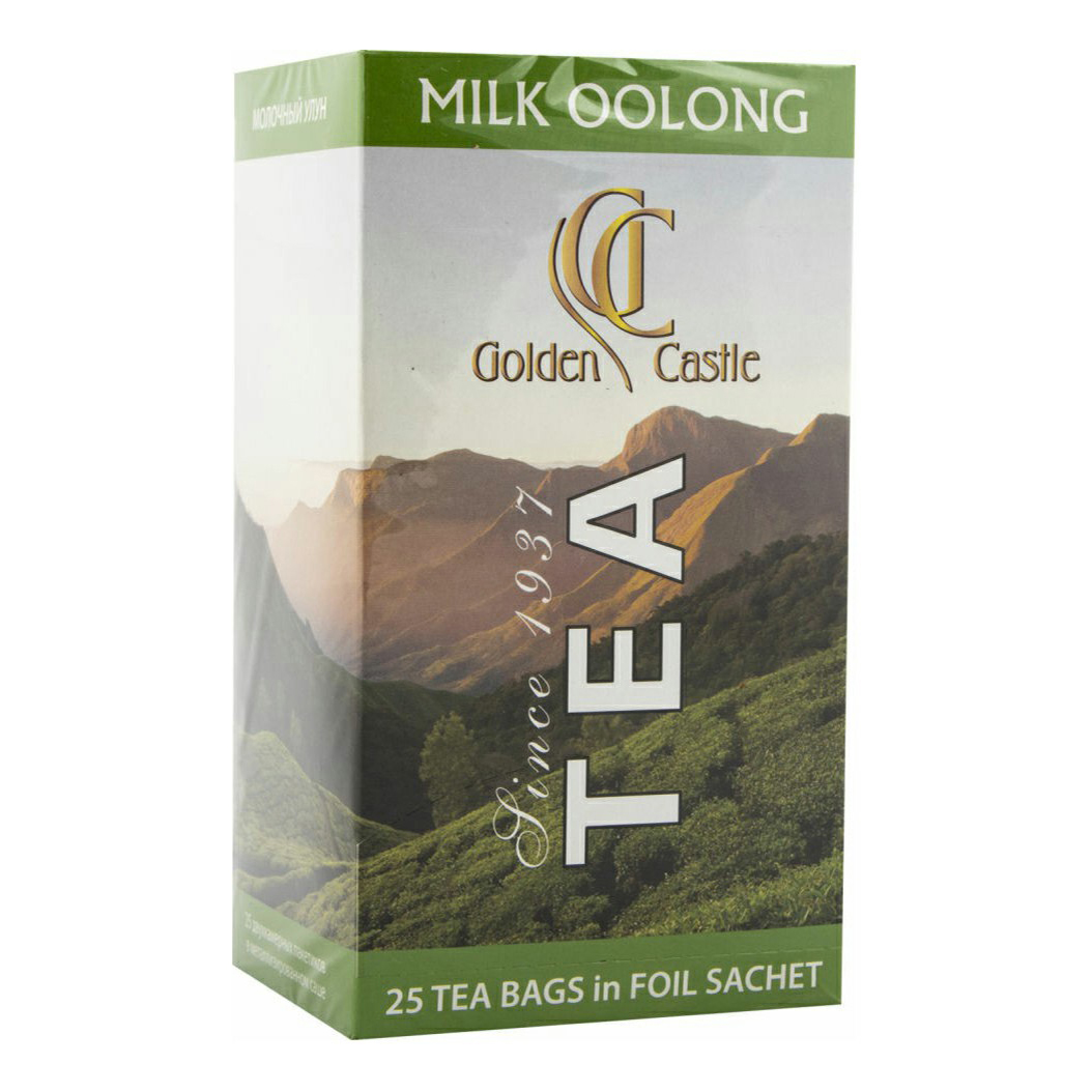 

Чай зеленый Golden Castle Молочный Улун в пакетиках 1,8 г х 25 шт