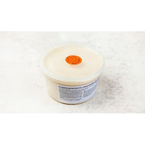 

Суп-пюре ВкусВилл из цветной капусты с кешью и беконом 270 г