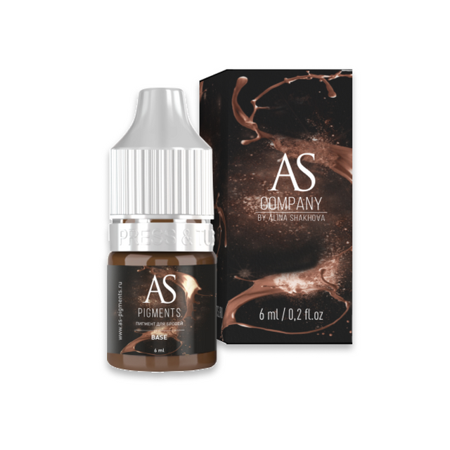

Пигмент AS Company Base Базовый для татуажа бровей, AS pigments для бровей