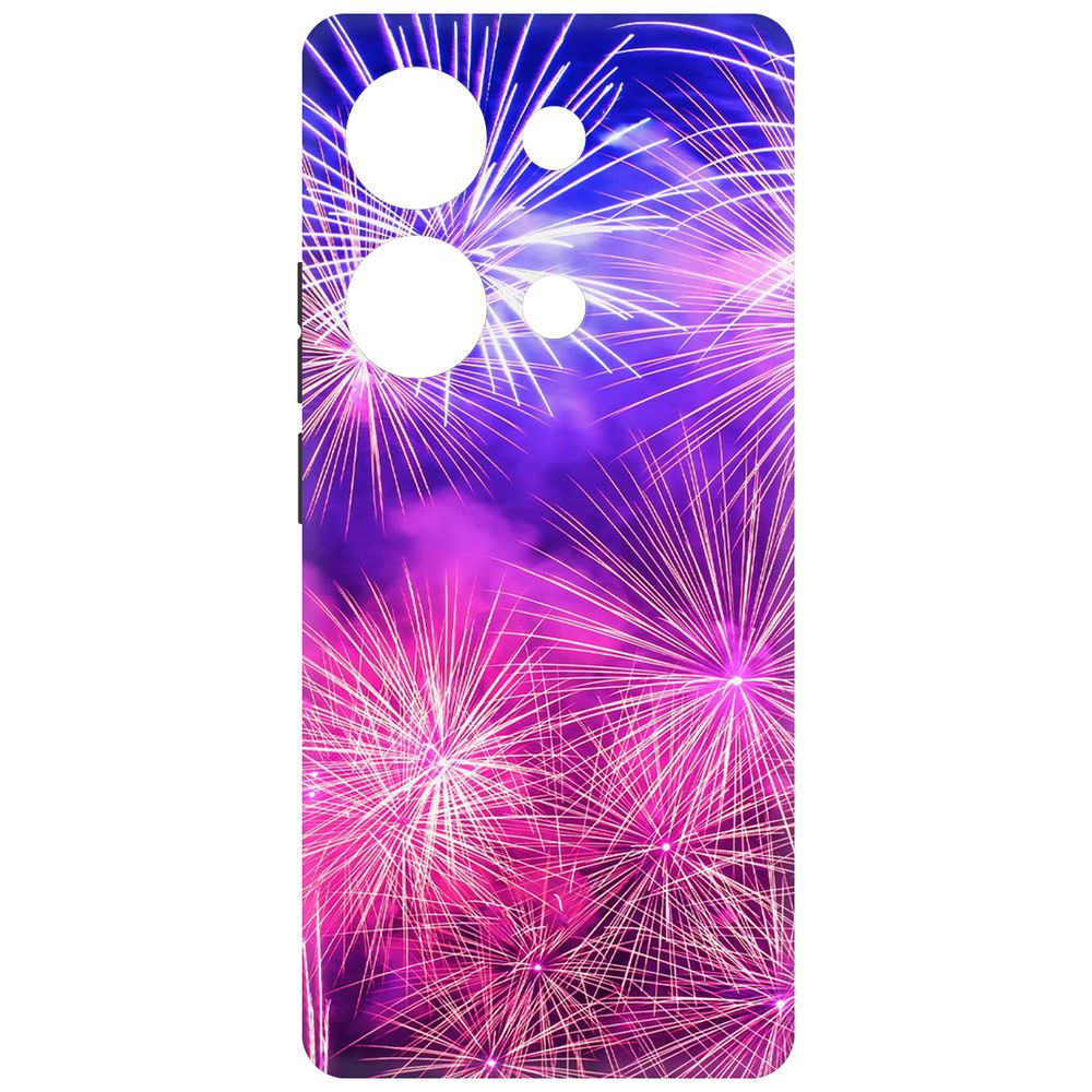 

Чехол-накладка Krutoff Soft Case Салют для Xiaomi Redmi Note 13 Pro 4G черный