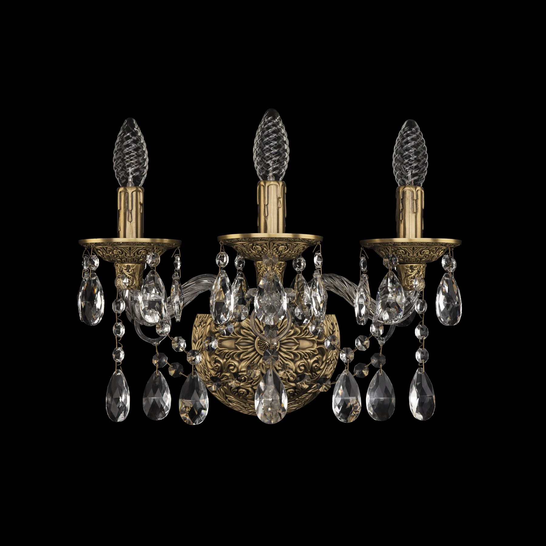 фото Хрустальное настенное бра 16113b/3/141 fp bohemia ivele crystal