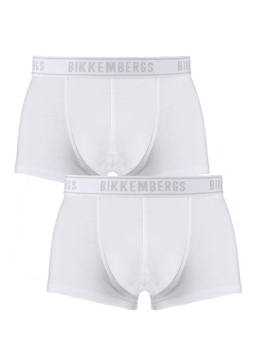 Комплект трусов мужских Bikkembergs BKK1UTR15BI белых M, 2 шт.