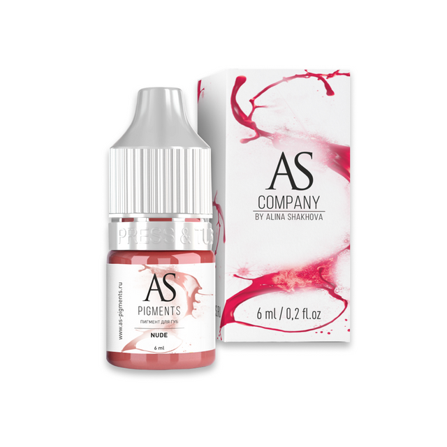 

Пигмент AS Company Nude Натуральный для татуажа губ, AS pigments для губ