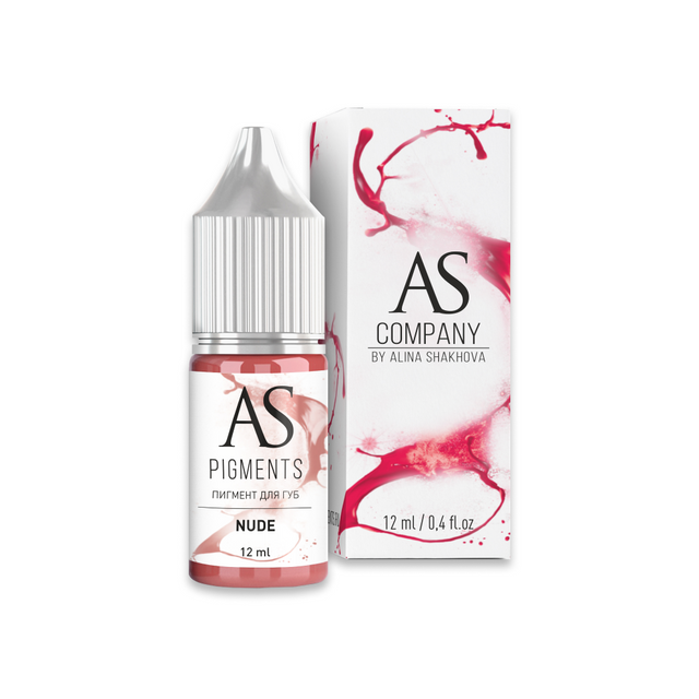 

Пигмент AS Company Nude Натуральный для татуажа губ, AS pigments для губ