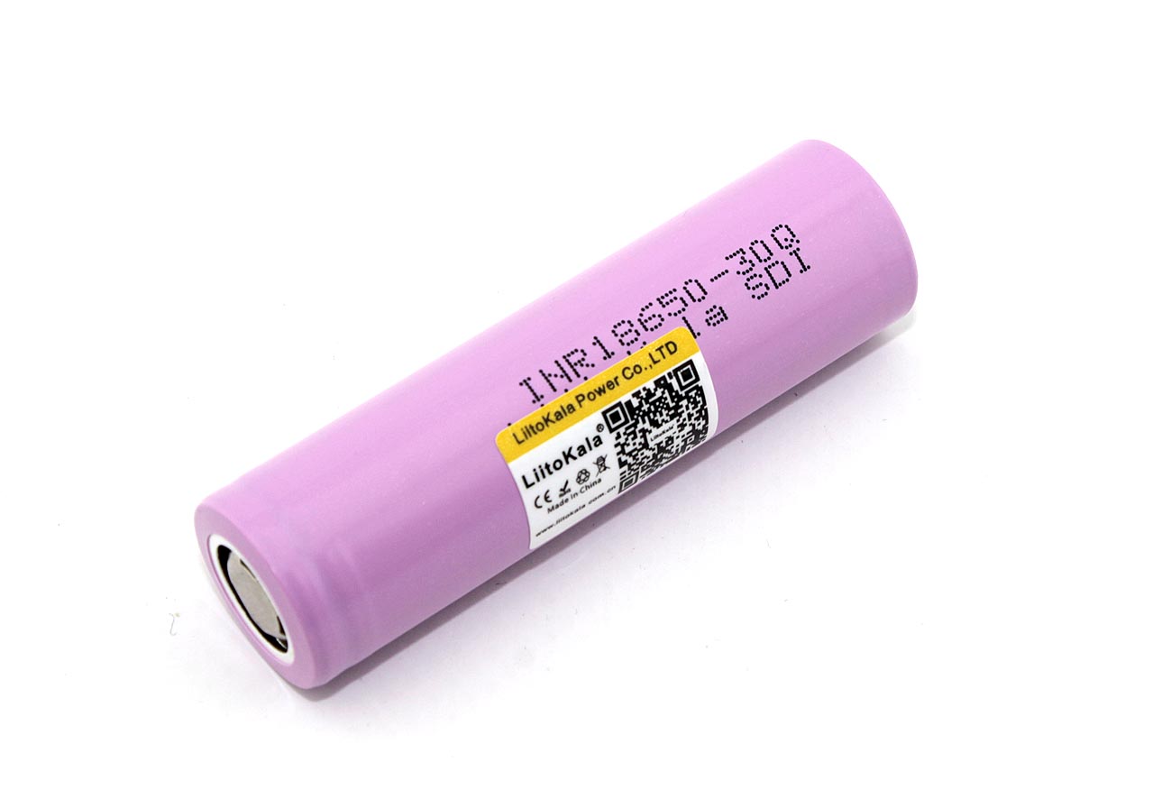 Аккумулятор типа 18650 Li-Ion LiitoKala Lii-30Q 3000mAh, 3.7V аккумулятор li ion olight hdc orb 186s30 18650 3 6 в 3000 mah