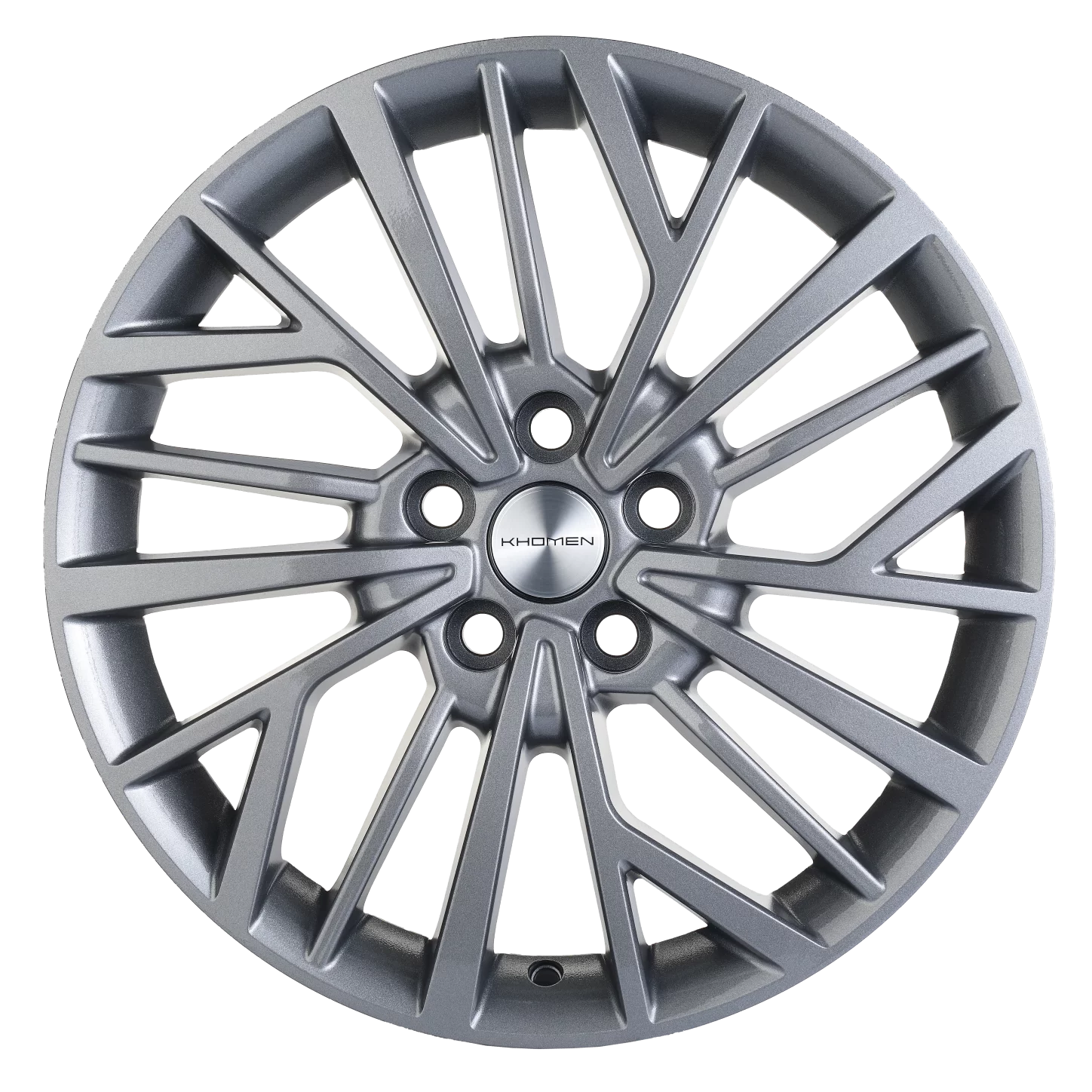 

Диск Khomen Wheels KHW1717 7х17 5x114,3 ЕТ37 d66,5 GRAY 1шт, Графит, KHW1717