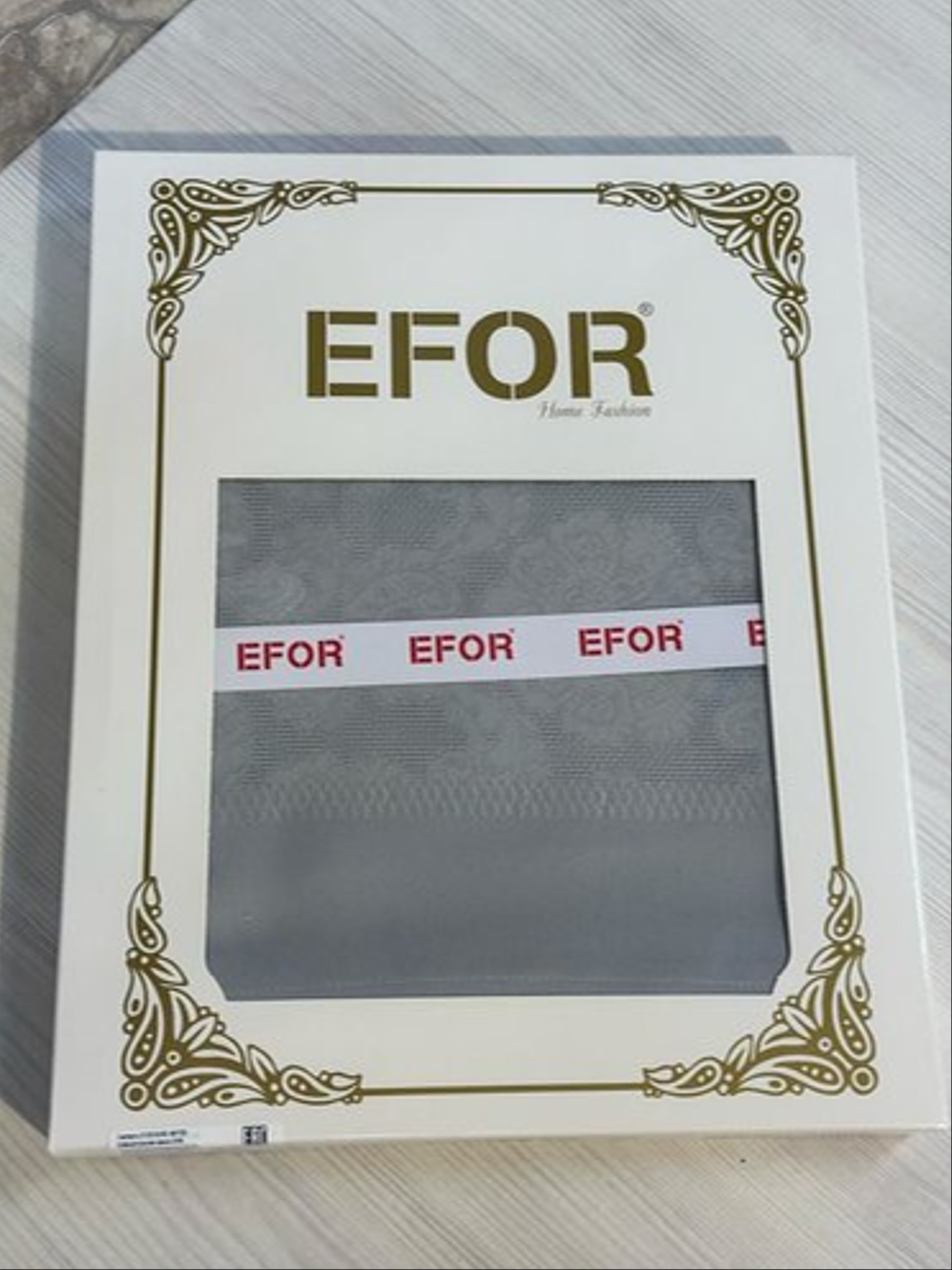 

Скатерть EFOR DORE 160x220, серый, SK-032