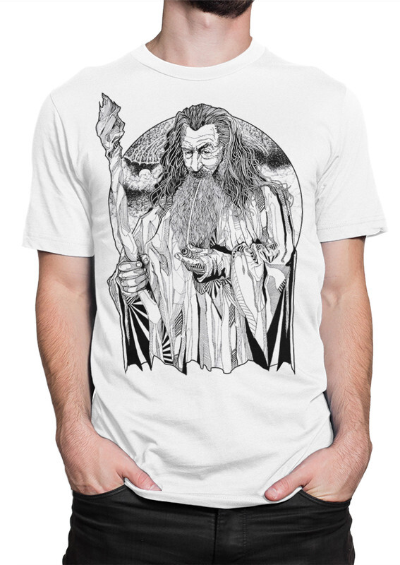 

Футболка мужская Dream Shirts Властелин Колец - Гендальф белая 3XL, Белый, "Властелин Колец - Гендальф"