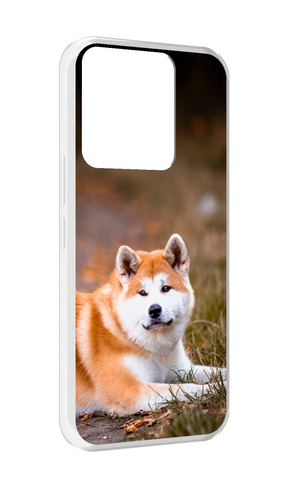 

Чехол MyPads акита ину для Tecno Spark Go 2022 / Tecno Spark 8C, Прозрачный, Tocco