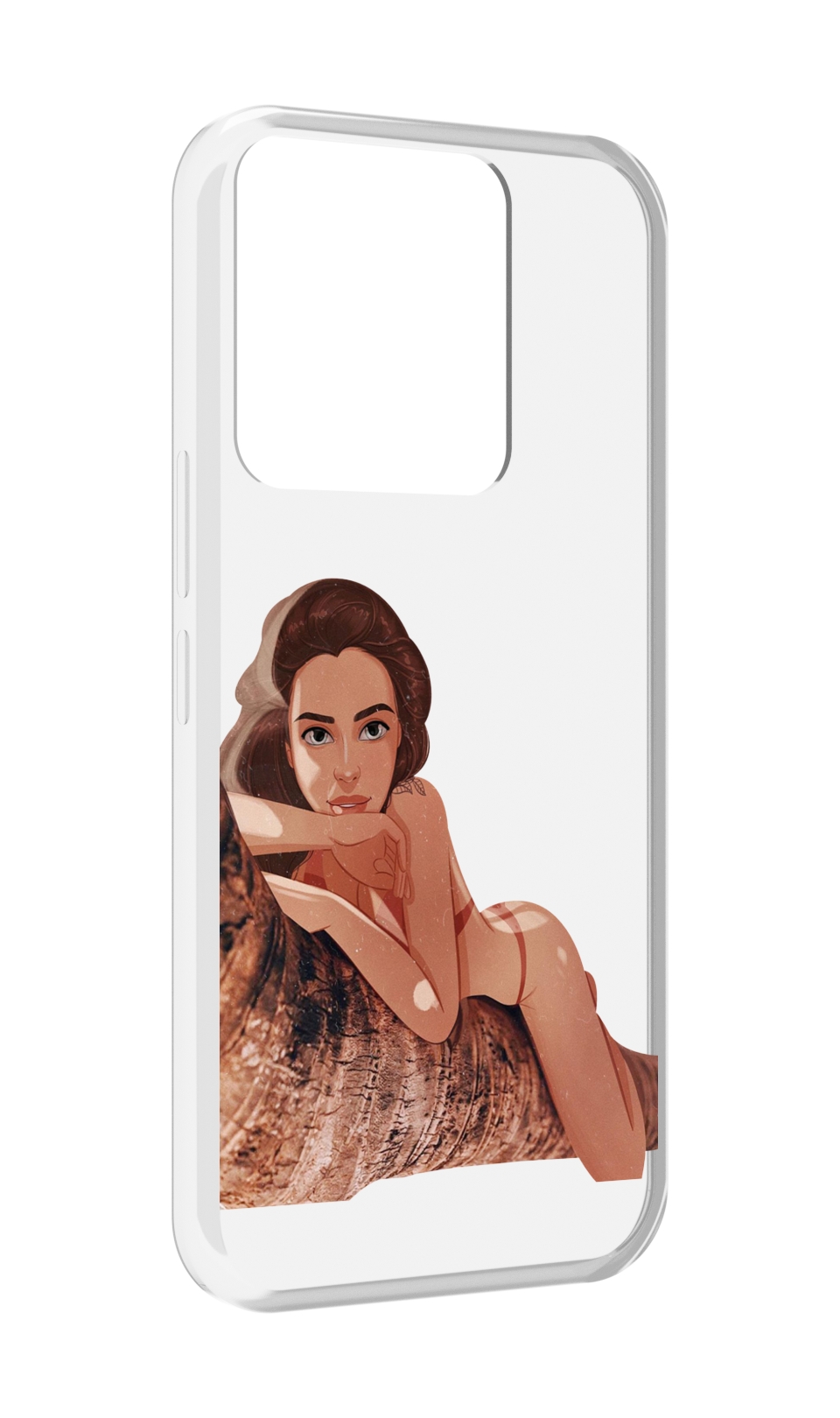 

Чехол MyPads амазонка-на-дереве для Tecno Spark Go 2022 / Tecno Spark 8C, Прозрачный, Tocco