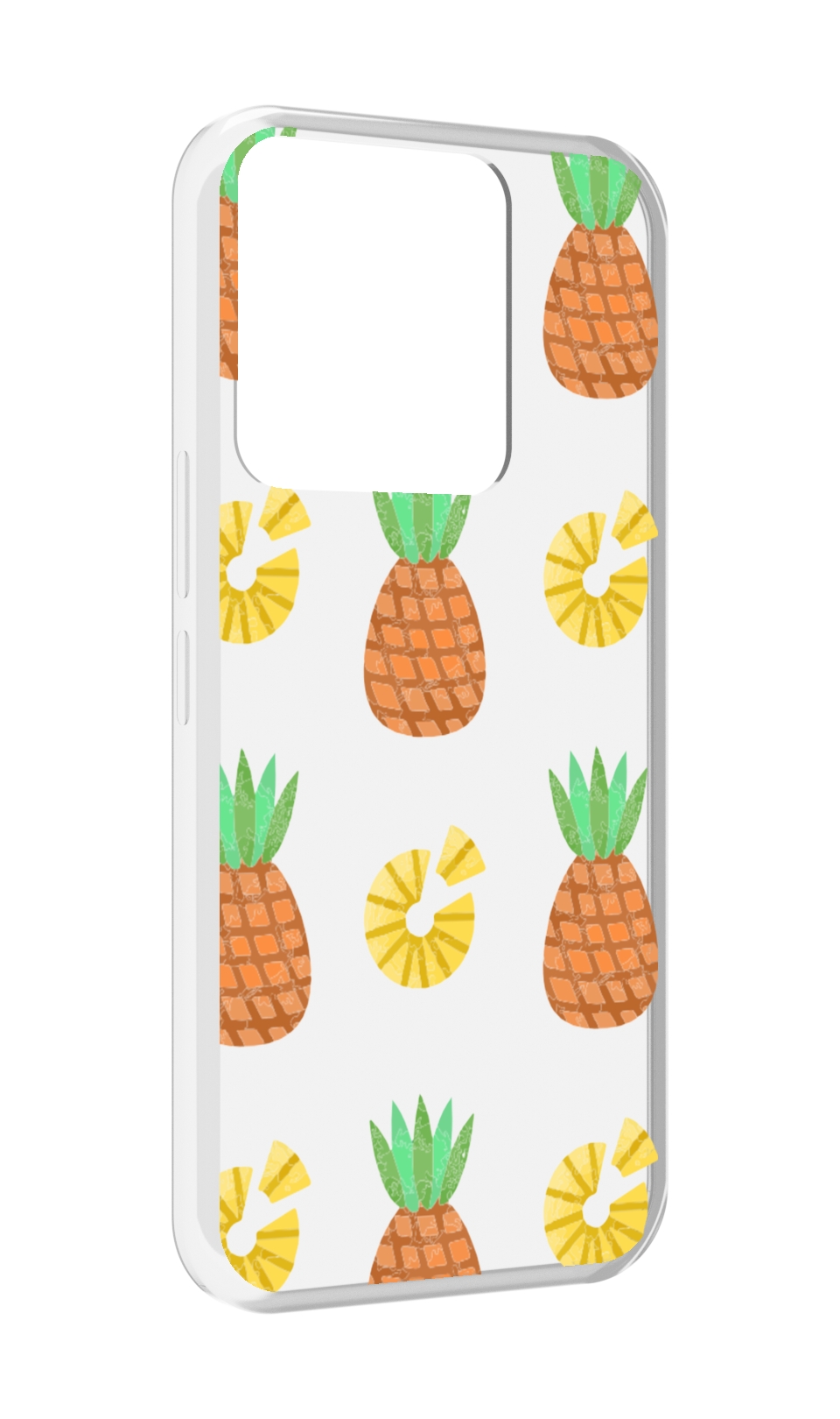 

Чехол MyPads ананасики для Tecno Spark Go 2022 / Tecno Spark 8C, Прозрачный, Tocco