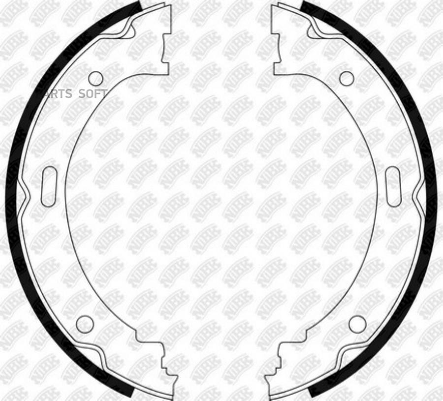 

Колодки барабанные ручника infiniti qx56, nissan amada 5.6 04-09 Fn0639-nibk