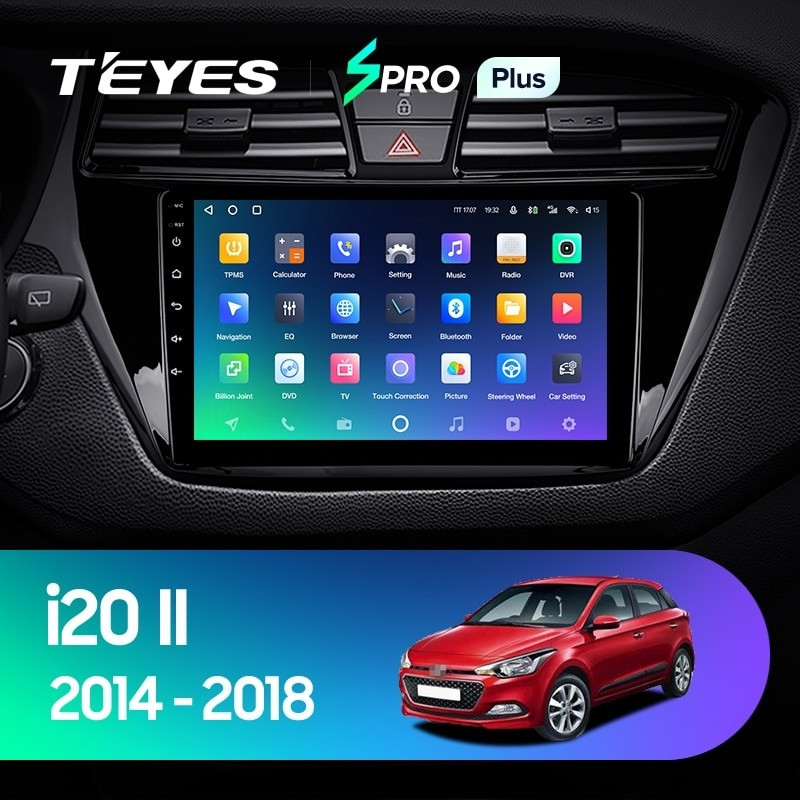 Штатная магнитола Teyes SPRO Plus 6128 Hyundai i20 2 GB 2014-2018 Левый руль 3720000₽