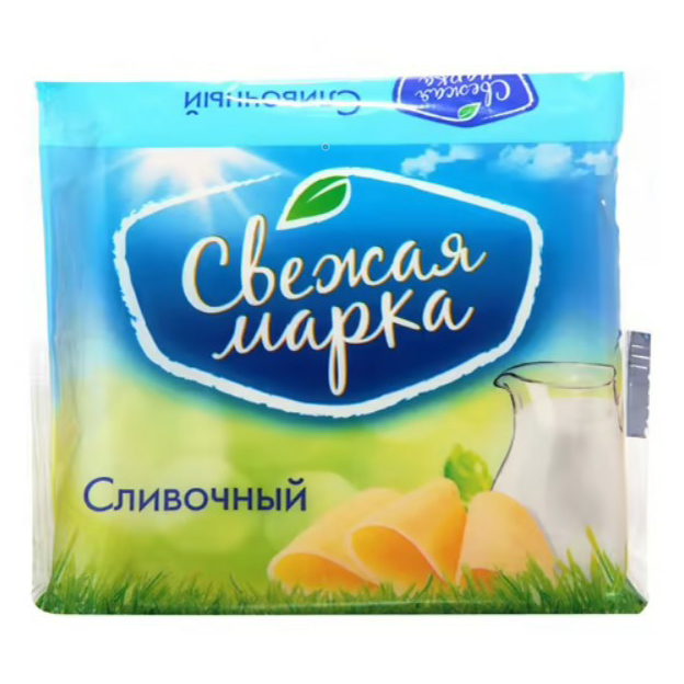 

Плавленый продукт Свежая Марка Сливочный 45% 8 ломтиков 130 г
