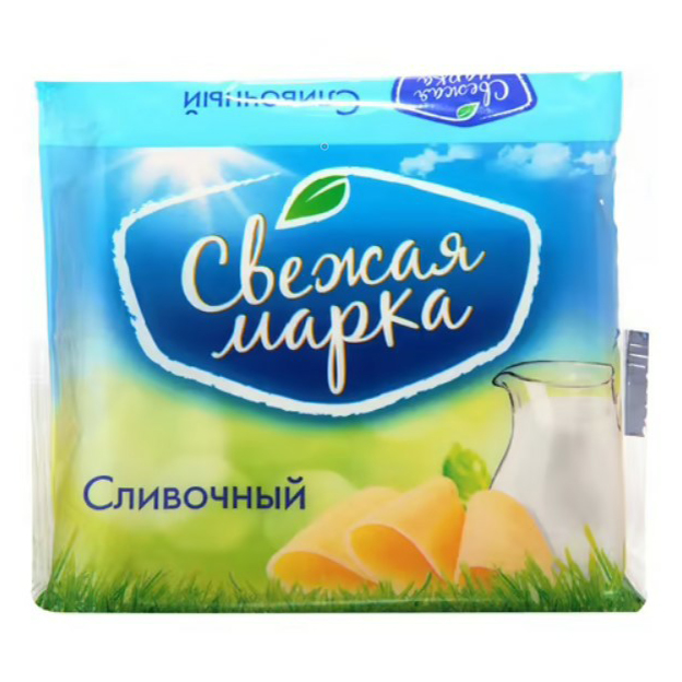 Плавленый продукт Свежая Марка Сливочный 45% 8 ломтиков 130 г