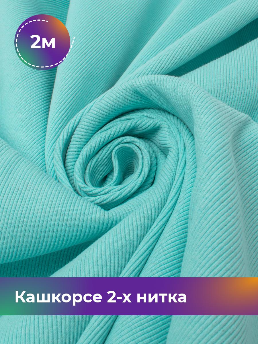 

Ткань Кашкорсе 2-х нитка (чулок) Shilla, отрез 2 м * 100 см бирюзовый 2_20634.016, 17622948