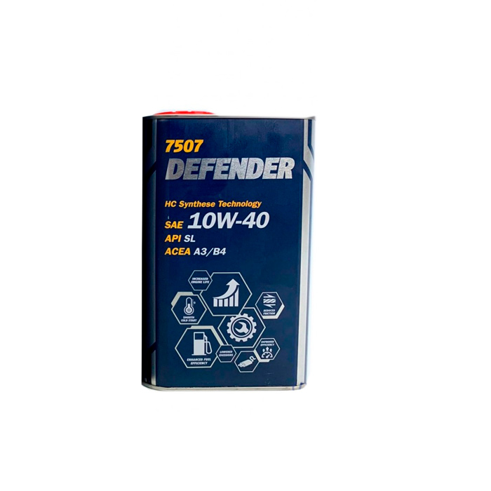 Моторное масло Mannol Defender Metal 10W40 1 л