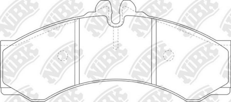 

Колодки передние mb sprinter 95-06, vw lt 96-06 [164.8*73*19] pn0107