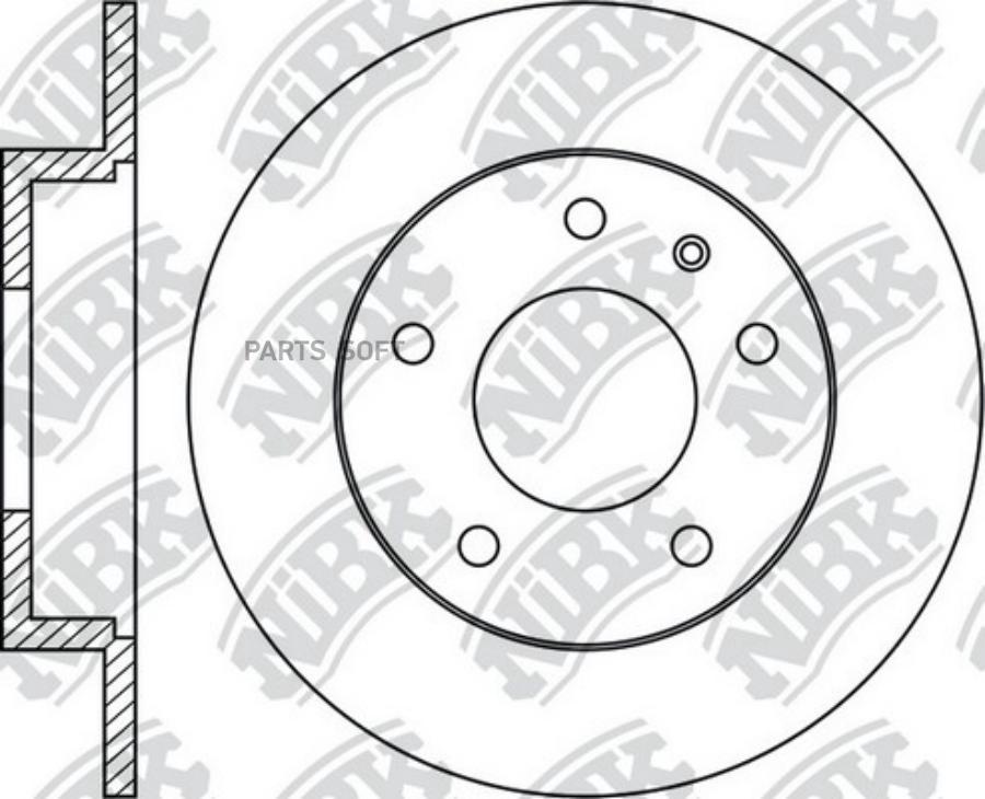 Диск тормозной audi a3 9703/volkswagen g4/g5/polo 02/polo sedan rus r15 задний rn1084