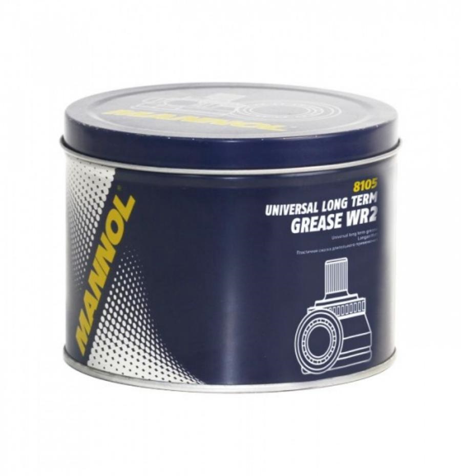 

Водостойкая смазка MANNOL WR-2 Universal Long Term Grease WR2 пластичная 2447, 800 гр