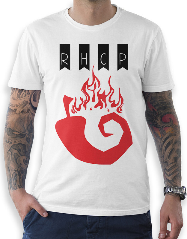 фото Футболка мужская design heroes red hot chili peppers белая 2xl