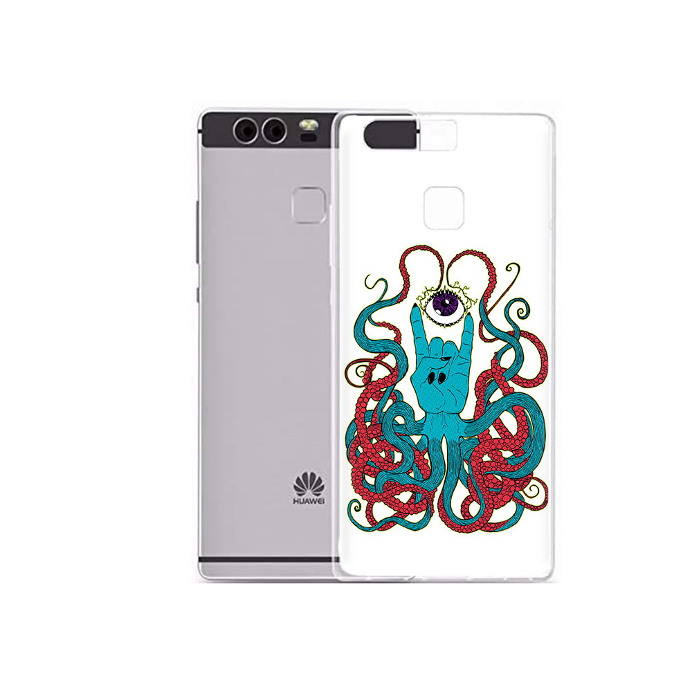 

Чехол MyPads Tocco для Huawei P9 Plus осьминог-рука абстракция (PT31455.54.530), Прозрачный, Tocco