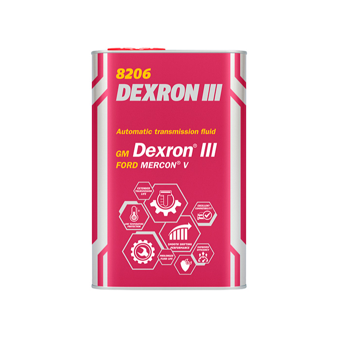 фото Трансмиссионное масло mannol dexron iii automatic plus (metal) синтетическое 1335m, 1 л