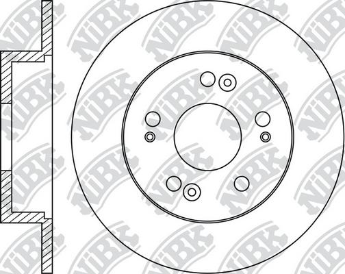 

Диск тормозной honda accord 2.0-2.4 03- задний rn1203