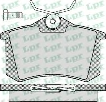 

Комплект Тормозных Колодок 05Р294 LPR 05p294