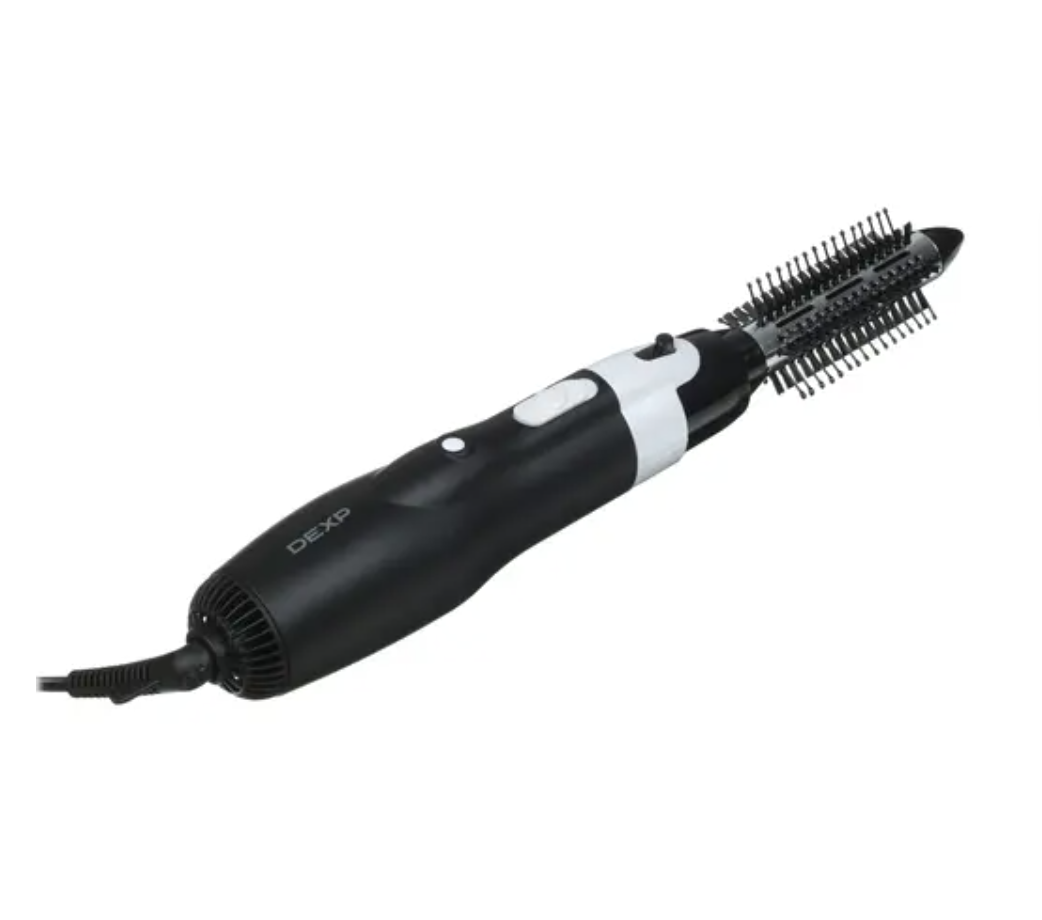 Фен-щетка DEXP HB-802NR 800 Вт черный щипцы для завивки волос starwind she7501 30вт черный