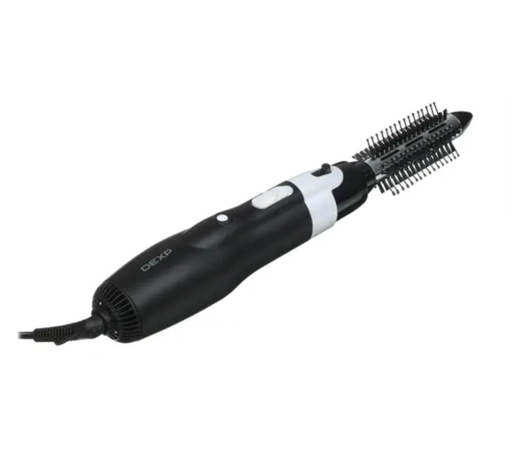 Фен-щетка DEXP HB-802NR 800 Вт черный щипцы для завивки babyliss c325e черный