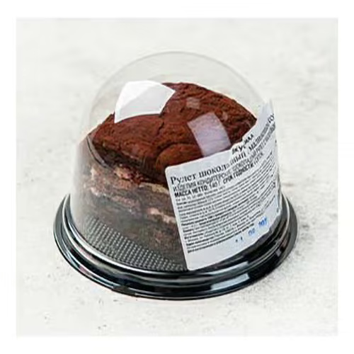 

Пирожное ВкусВилл шоколадное с малиновым конфи 140 г