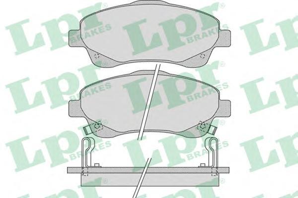 

Тормозные колодки Lpr 05p1114