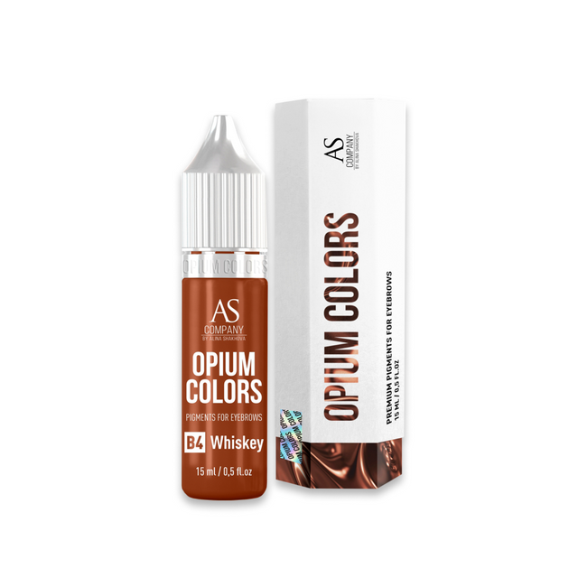 

Пигмент AS Company Opium Colors B4 Whiskey для татуажа бровей, Opium Colors для бровей
