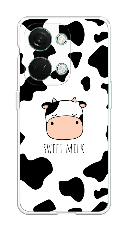 

Чехол на OnePlus Nord 3 "Sweet milk", Розовый;белый;черный, 154050-1