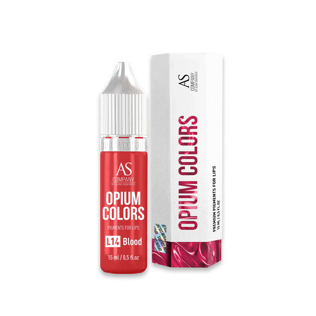 Купить Пигмент AS Company Opium Colors L14 Blood для татуажа губ, Opium Colors для губ, AS COMPANY BY ALINA SHAKHOVA