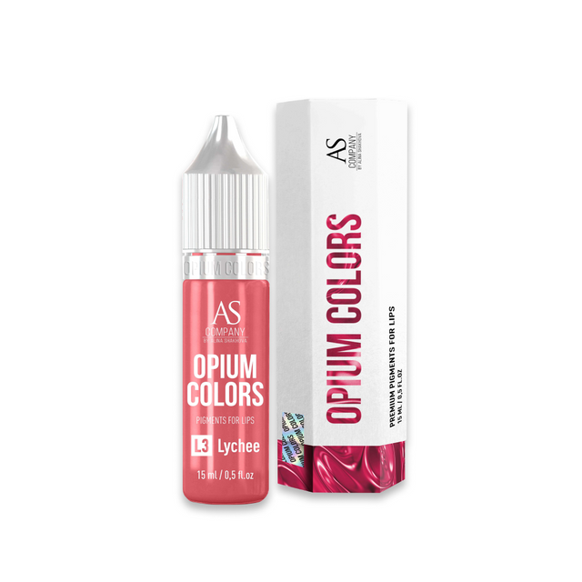 

Пигмент AS Company Opium Colors L3 Lychee для татуажа губ, Opium Colors для губ