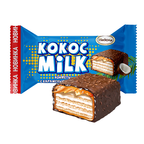 

Конфеты Акконд Кокос Milk с карамелью и кокосом, 2000 г