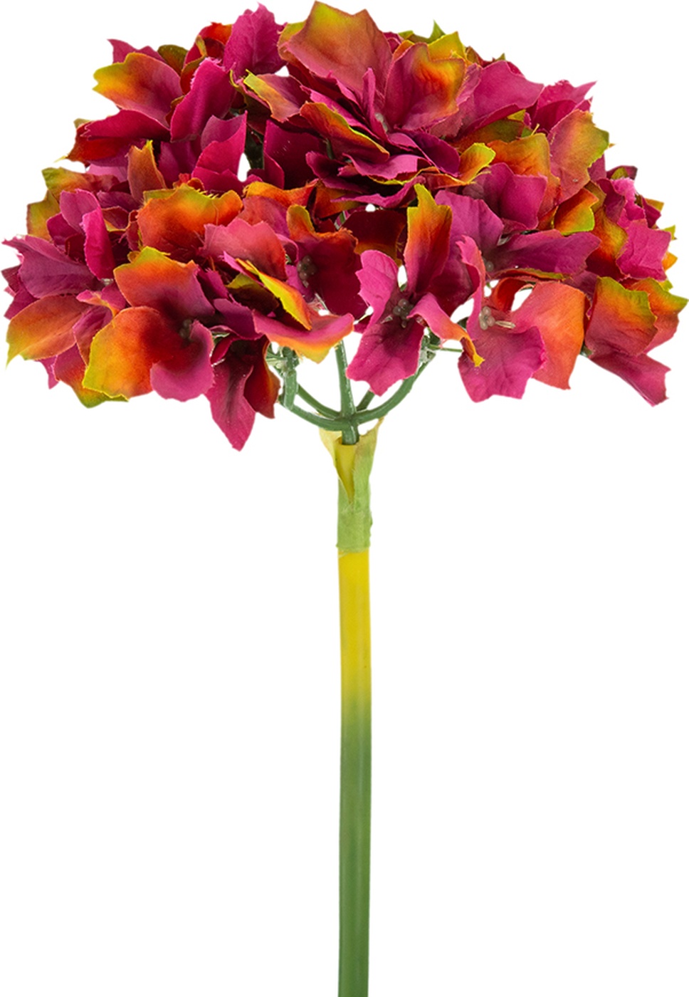 Искусственный цветок Гортензия, 13х13х36 см, 58148-FUCH