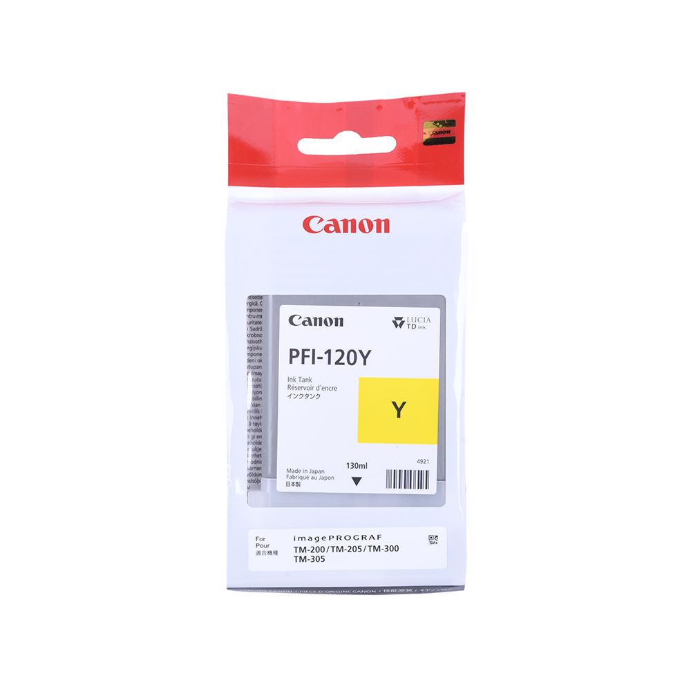 

Картридж для струйного принтера Canon PFI-120Y PFI-120Y Yellow, оригинальный, Желтый, PFI-120Y